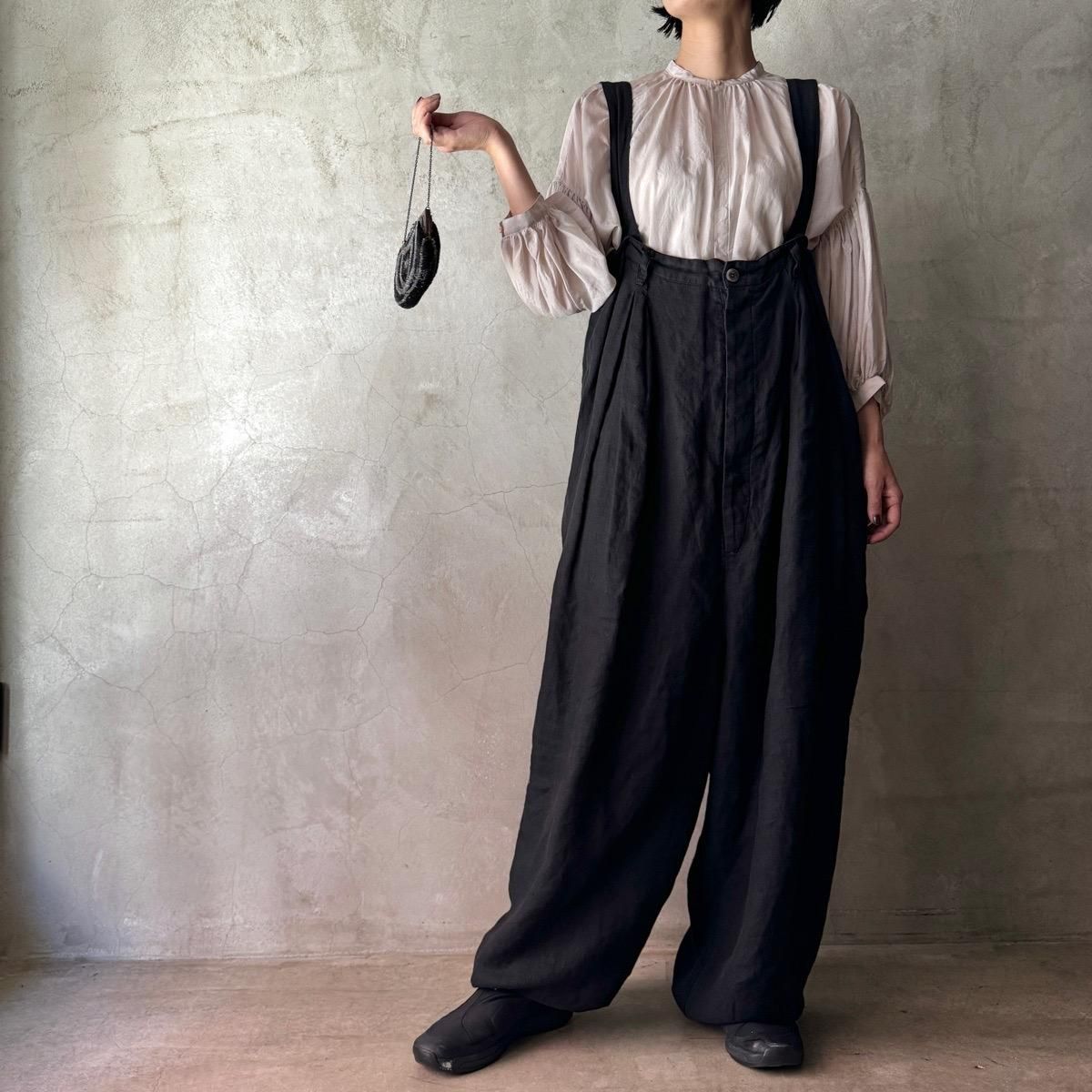 suzuki takayuki salopette ʥ業 ڥåȡBlack / Unisex