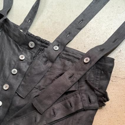 suzuki takayuki salopette ʥ業 ڥåȡBlack / Unisex