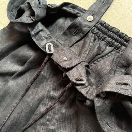 suzuki takayuki salopette ʥ業 ڥåȡBlack / Unisex