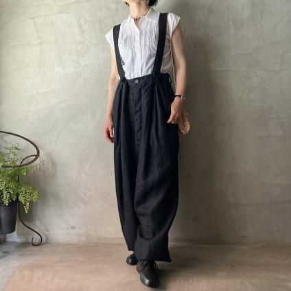 suzuki takayuki salopette ʥ業 ڥåȡBlack / Unisex