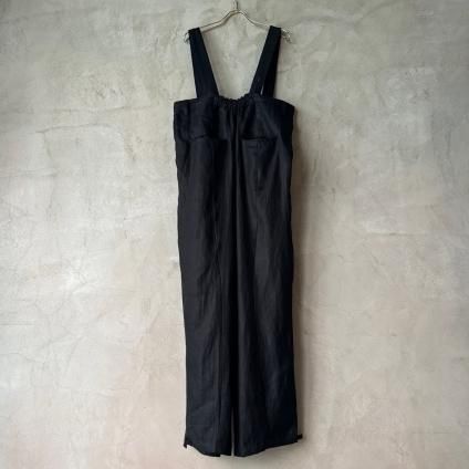 suzuki takayuki salopette ʥ業 ڥåȡBlack / Unisex