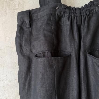 suzuki takayuki salopette ʥ業 ڥåȡBlack / Unisex