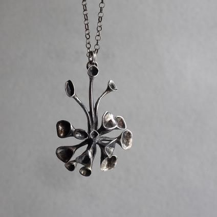 1974ǯ ϥ̡ͥ  С ʪ ͥå쥹 1974 Hannu Ikonen for Valo-Koru Silver Plant Necklace