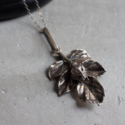 ơ ե˥ С ʪ ͥå쥹Vintage Flora Danica Silver-gilt Plant Necklace