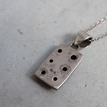 ơ ͥå С ץ졼 ͥå쥹Vintage Garnet Silver Plate Necklace