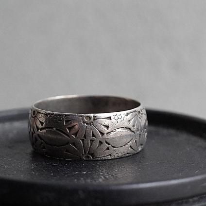 1971ǯ С   1971 Silver Flower Design Ring