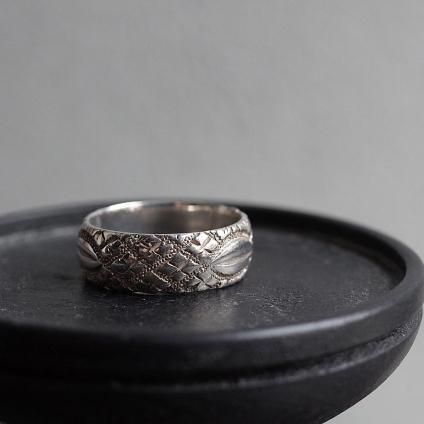1881ǯ С ꡼ Х 󥰡1881 Silver Leaf Band Ring