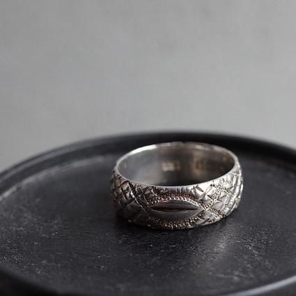 1881ǯ С ꡼ Х 󥰡1881 Silver Leaf Band Ring