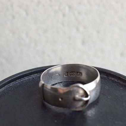 1882ǯ С Хå  1882 Silver Buckle Ring