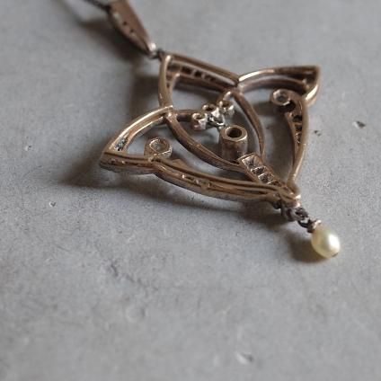Edwardian 18K Diamond / Pearl Necklaceʥɥǥ 18K  ѡ ͥå쥹