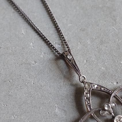 Edwardian 18K Diamond / Pearl Necklaceʥɥǥ 18K  ѡ ͥå쥹