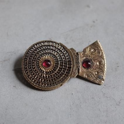 硼-ȥꥢ ᥿ ץѡ ֥Georgian-Victoria Metal Fob Watch Parts Brooch