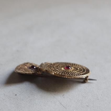 硼-ȥꥢ ᥿ ץѡ ֥Georgian-Victoria Metal Fob Watch Parts Brooch
