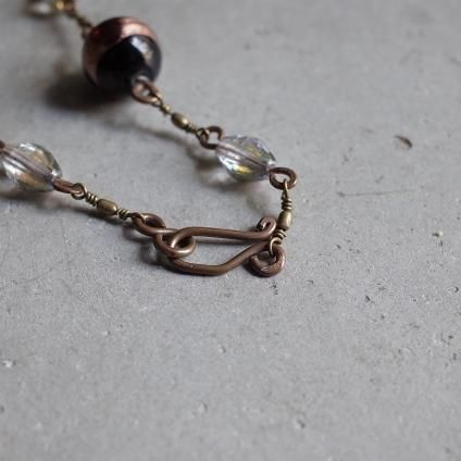 1930ǯ 饹ӡ  ͥå쥹1930's Glass Beads Long Necklace