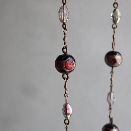 1930ǯ 饹ӡ  ͥå쥹1930's Glass Beads Long Necklace