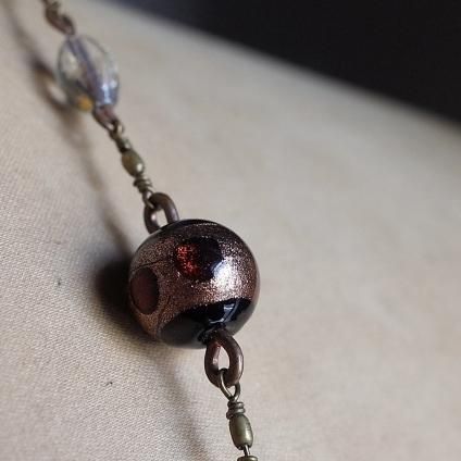 1930年代 ガラスビーズ ロング ネックレス（1930's Glass Beads
