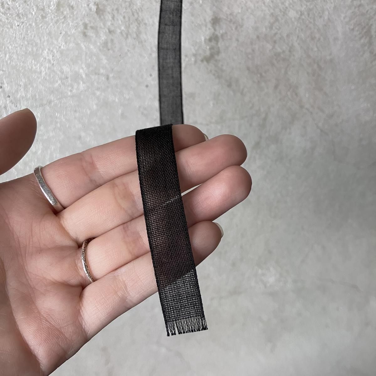 tocit Cotton Organdy Thin ʥȥå åȥ󥪡󥸡 ܥBeige / Black