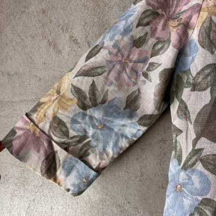 U.S. ヴィンテージ 花柄 プリント ジャケット(Vintage Floral U.S. ヴィンテージ 花柄 プリント ジャケット(Vintage Floral