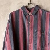 ơ ץ ȥ饤 ġVintage Print Stripe Shirt