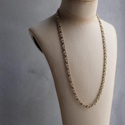 1980年代 ゴールドメタル ネックレス（1980's Gold Metal Necklace