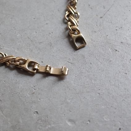 1980ǯ ɥ᥿ ͥå쥹1980's Gold Metal Necklace