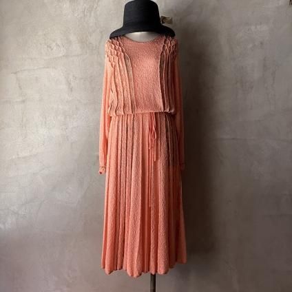 󥰥 ơ 3D˥å ɥ쥹England Vintage Knit Dress 