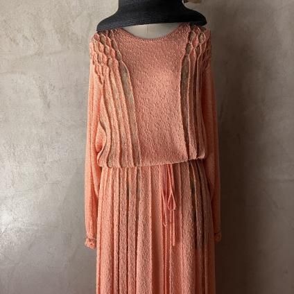 󥰥 ơ 3D˥å ɥ쥹England Vintage Knit Dress 