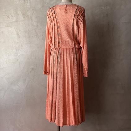 󥰥 ơ 3D˥å ɥ쥹England Vintage Knit Dress 