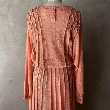 󥰥 ơ 3D˥å ɥ쥹England Vintage Knit Dress 
