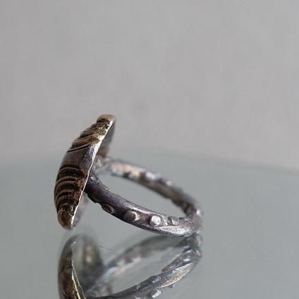 1940-50ǯ ͡ߥåȥ졼 ᥿  1940-50's Vintage Rene Mittler Metal Ring