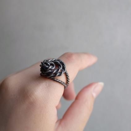 1940-50ǯ ơ ᥿ ĥ  1940-50's Vintage Metal Twist Ring