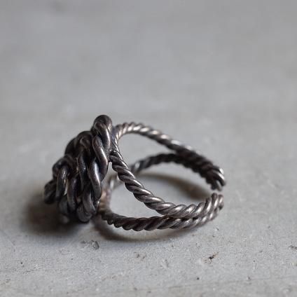 1940-50ǯ ơ ᥿ ĥ  1940-50's Vintage Metal Twist Ring
