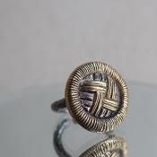 1940-50ǯ ͡ߥåȥ졼 ᥿  1940-50's Vintage Rene Mittler Metal Ring