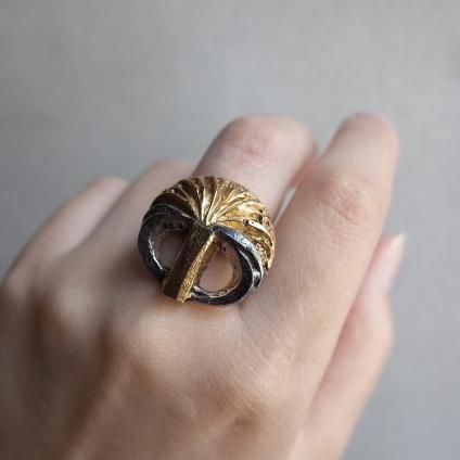 1940-50ǯ ͡ߥåȥ졼 ᥿  1940-50's Vintage Rene Mittler Metal Ring