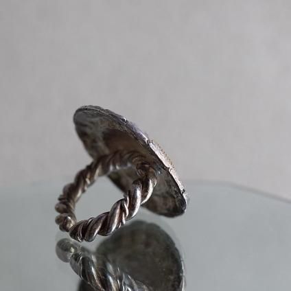 1940-50ǯ ͡ߥåȥ졼 ᥿  1940-50's Vintage Rene Mittler Metal Ring