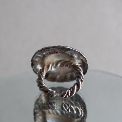 1940-50ǯ ͡ߥåȥ졼 ᥿  1940-50's Vintage Rene Mittler Metal Ring