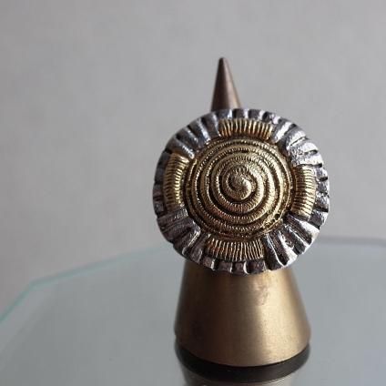 1940-50ǯ ͡ߥåȥ졼 ᥿  1940-50's Vintage Rene Mittler Metal Ring