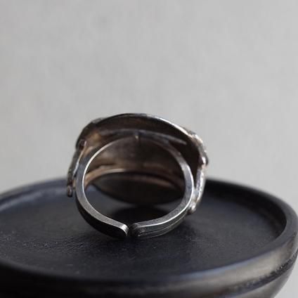 1930ǯ ͡ߥåȥ졼 ᥿ ޡ 饤  1930's Vintage Rene Mittler Metal Marcasite Line Ring