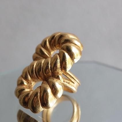 1940-50ǯ ơ ᥿ ե˥ƥ 󥰡1940-50's Vintage Metal Infinity Ring
