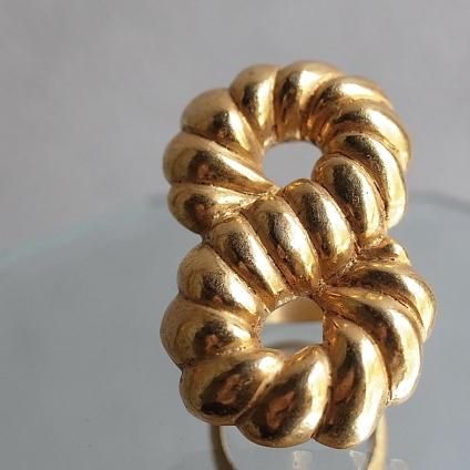 1940-50ǯ ơ ᥿ ե˥ƥ 󥰡1940-50's Vintage Metal Infinity Ring