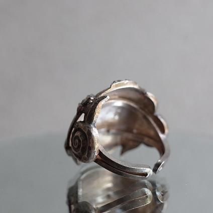 1930ǯ ͡ߥåȥ졼 ᥿ ޡ  1930's Vintage Rene Mittler Metal Marcasite Ring