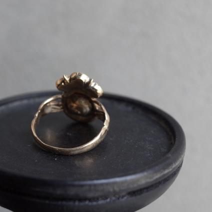 ȥꥢ 18  ӡե  󥰡Victorian 18KYG Diamond Ruby Sapphire Claddagh Ring