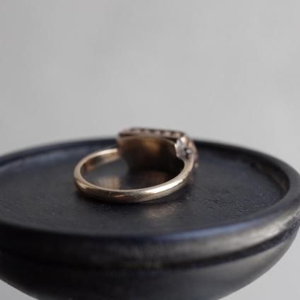 ȥꥢ 9   󥰡Late Victorian 9KYG Turquoise Diamond Ring