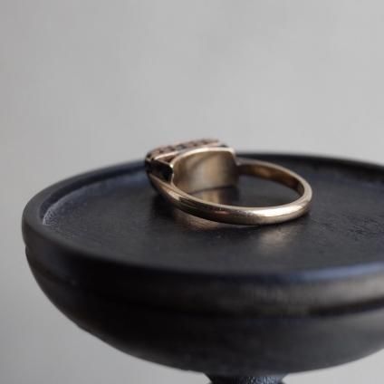 ȥꥢ 9   󥰡Late Victorian 9KYG Turquoise Diamond Ring