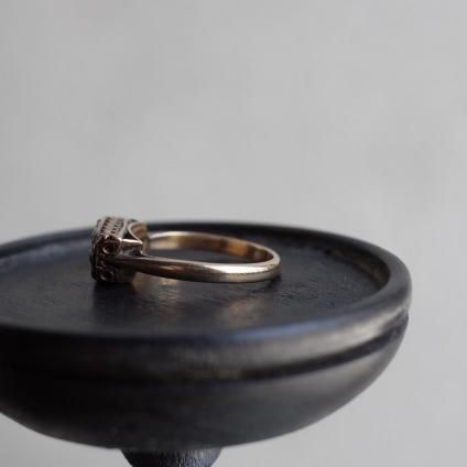 ȥꥢ 9   󥰡Late Victorian 9KYG Turquoise Diamond Ring