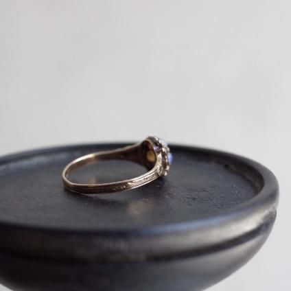 1870ǯ 15 ѡ  󥰡c.1870 15K Opal Emerald Ring