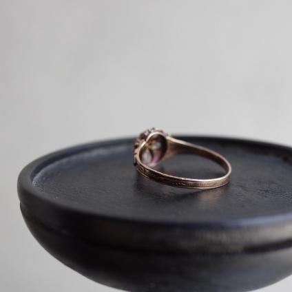 1870ǯ 15 ѡ  󥰡c.1870 15K Opal Emerald Ring