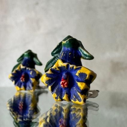 1940-50ǯ  ֥롼ե 󥰡Celluloid Earrings