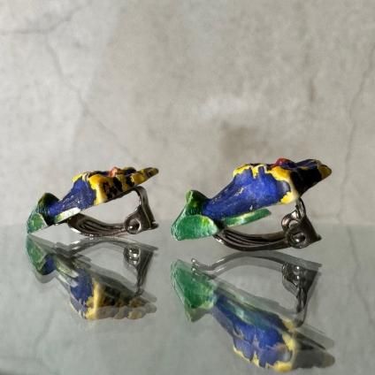 1940-50ǯ  ֥롼ե 󥰡Celluloid Earrings