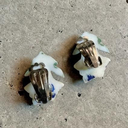 1940-50ǯ  ֥롼ե 󥰡Celluloid Earrings